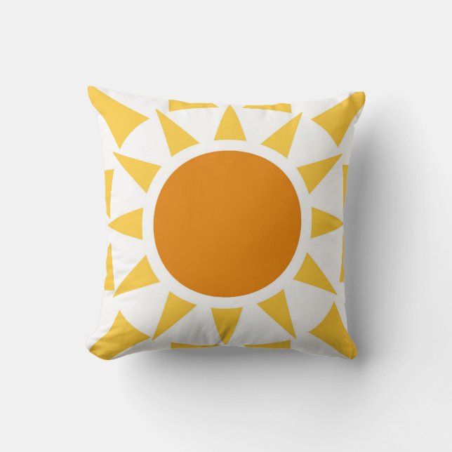 Summer Sun Reversible Cushion (Front)