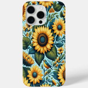 Summer/sunflower/bird iPhone 15 Pro Max Case