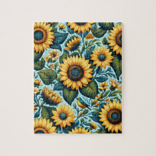 Summer/sunflower/bird Jigsaw Puzzle
