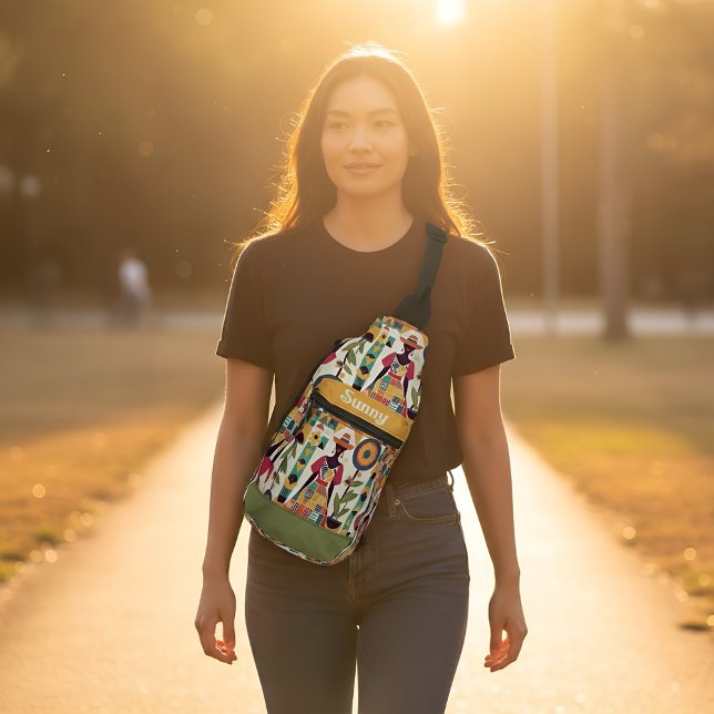 Summer Sunflower Garden Sling Bag (Creator Uploaded)