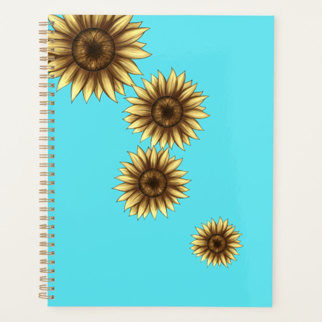 Summer sunflower planner (Front)