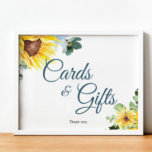 Summer Sunflower Tabletop Sign