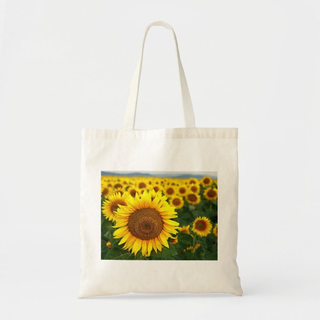 Summer Sunflowers Budget Tote  Bag (Front)
