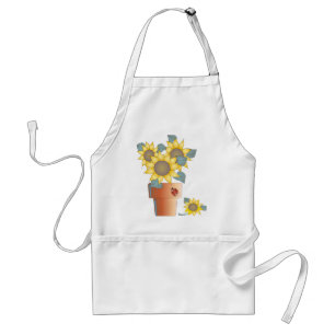 SUMMER SUNFLOWERS by SHARON SHARPE Standard Apron
