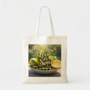 Summer sunny Lemons, olives, citrus slices Tote Bag