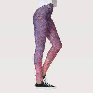Summer Sunrise Alcohol Ink Abstract Leggings