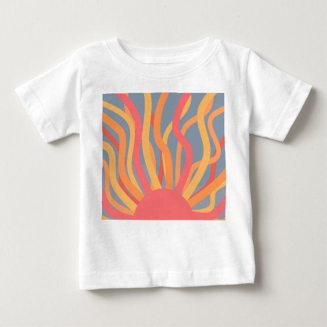 Summer Sunrise  Baby T-Shirt (Front)