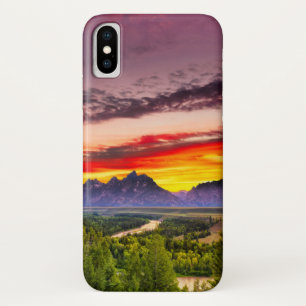 Summer Sunset at Snake River Overlook iPhone X Case