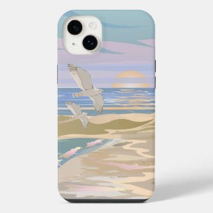 Summer Sunset Beach iPhone 14 Plus Case