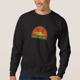 Summer Sunset Boulevard Los Angeles California Sweatshirt