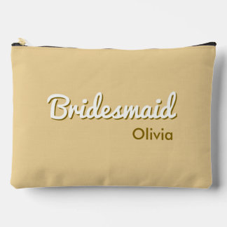 Summer Sunset Bridesmaid Bachelorette Travel Accessory Pouch