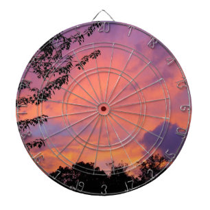 Summer Sunset Dartboard