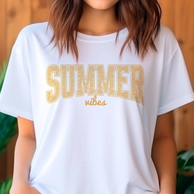 SUMMER Sunset Ditzy Floral T-Shirt (SUMMER Sunset TShirt)