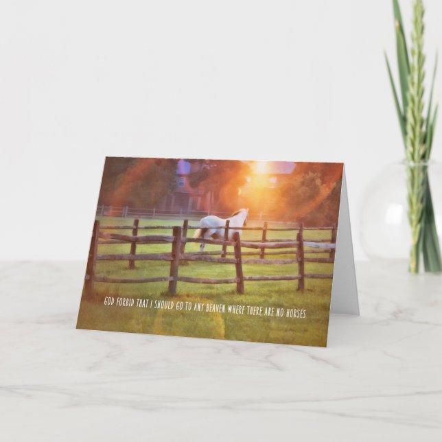 SUMMER SUNSET Greeting Card (Front)