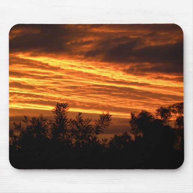 Summer sunset in Canberra Mouse Pad (Front)