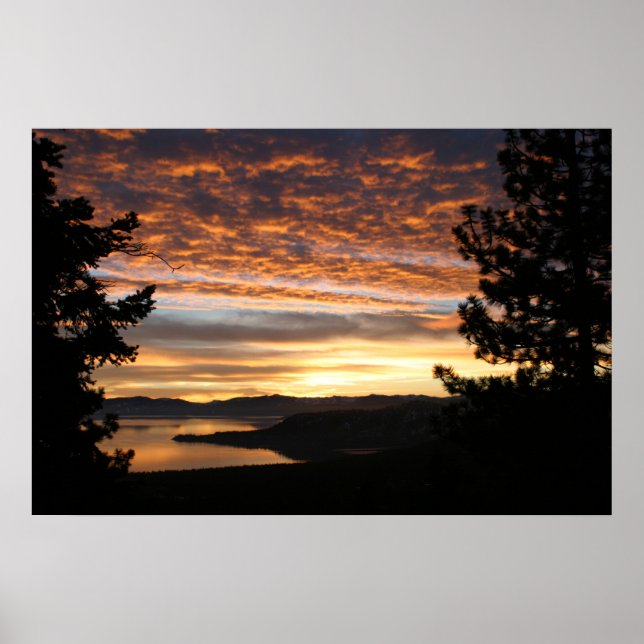 Summer Sunset in Tahoe Poster (Front)