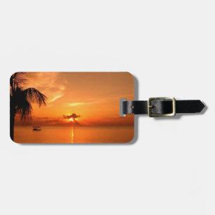 Summer Sunset Luggage Tag