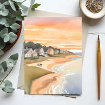 Summer Sunset | Martha’s Vineyard Watercolor