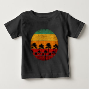 summer sunset palm trees baby T-Shirt