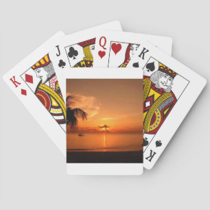 Summer Sunset Playing Cards