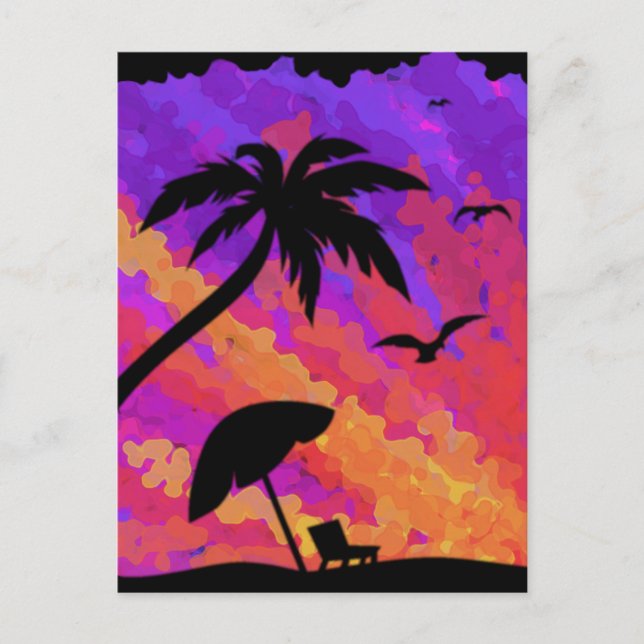 Summer Sunset Postcard (Front)