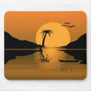 Summer Sunset Reflect Mouse Pad