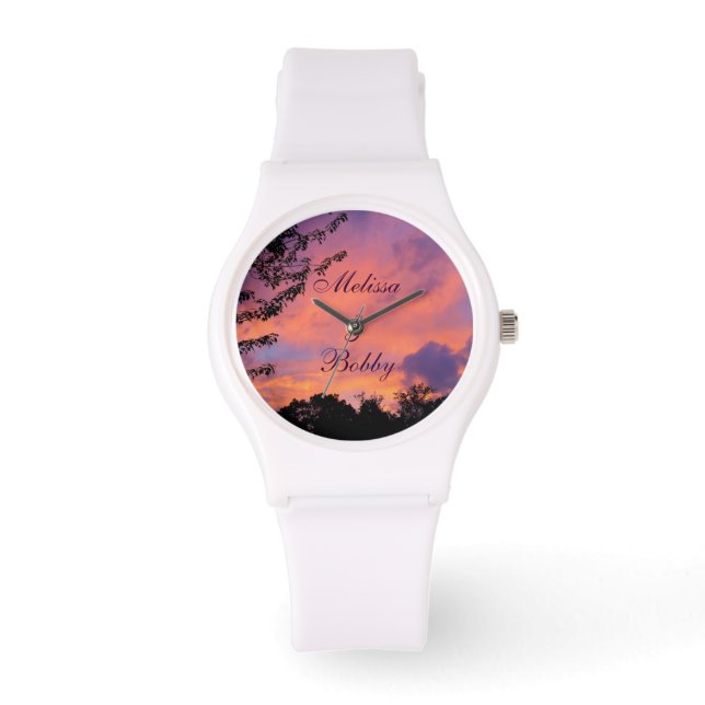 Summer Sunset Romantic Watches *Personalise* (Front)