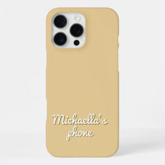 Summer Sunset Shadow Lettering Customisable iPhone 16 Pro Max Case