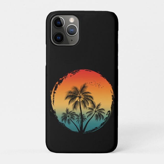 summer sunset sunrise vacation nature Case-Mate iPhone case (Back)