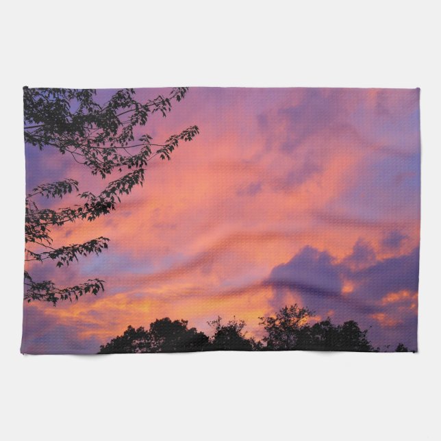 Summer Sunset Tea Towel (Horizontal)