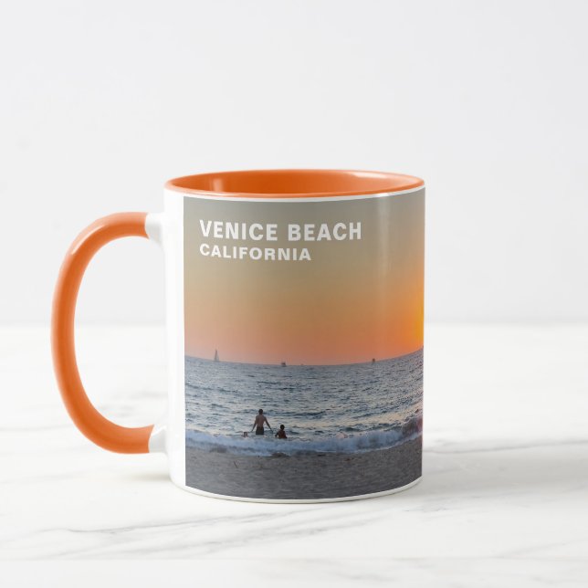 Summer Sunset - Venice Beach, CA Mug (Left)