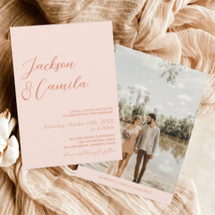 Summer Sunset Wedding Invitation