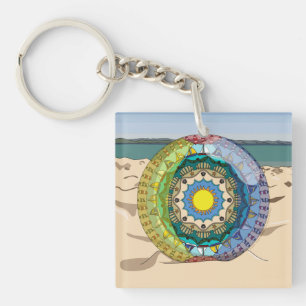 Summer Sunshine Acrylic Keychain