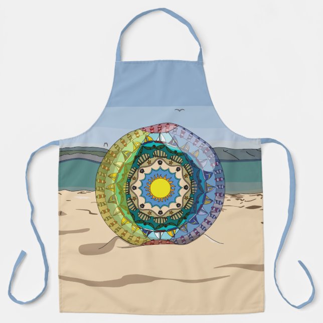 Summer Sunshine All-Over Print Apron (Front)