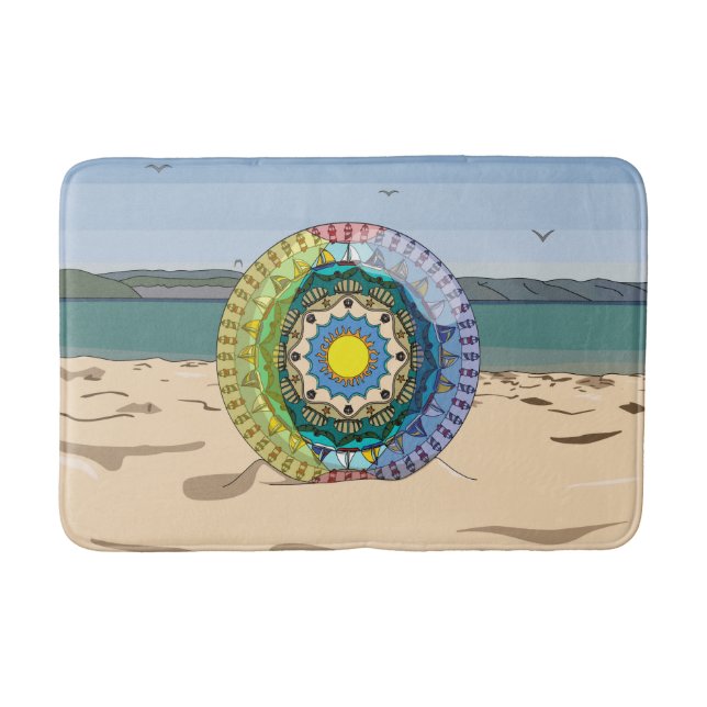 Summer Sunshine Bath Mat (Front)