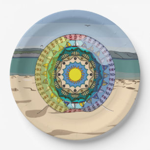Summer Sunshine Paper Plate