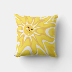 Summer Sunshine Sun Pillow