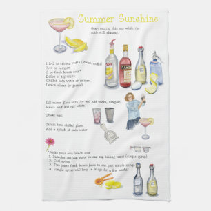Summer Sunshine Tea Towel