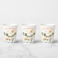 Summer Surf Birthday Party Paper Cups