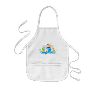 Summer Surf Fun Kids Apron
