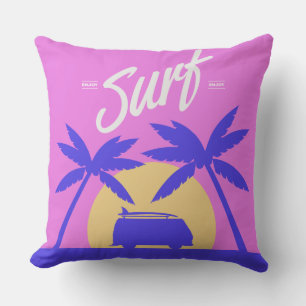 Summer Surf throw pillows