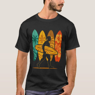 Summer Surfboarder Wave Surfing Surfboard Beach Su T-Shirt