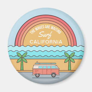 Summer Surfer custom location magnet