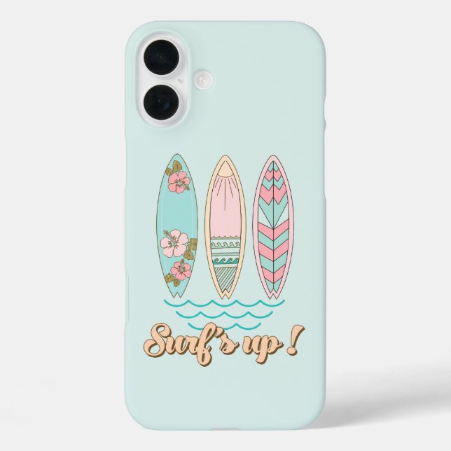 Summer Surfing Beach Case-Mate iPhone Case (Back)
