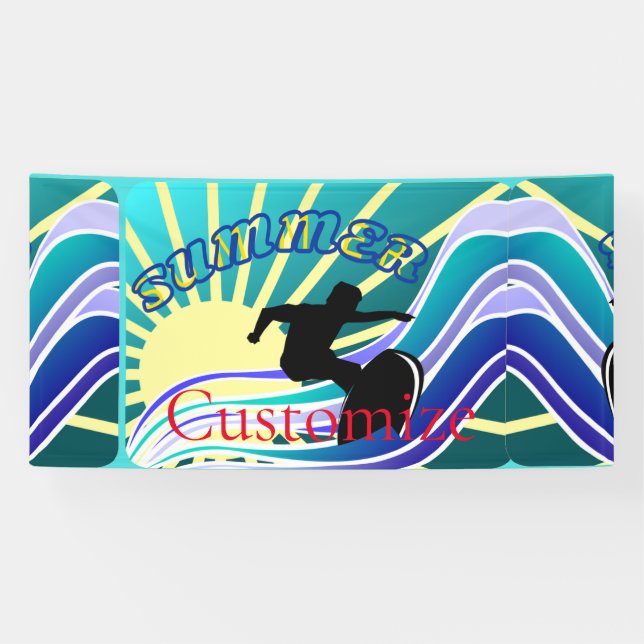 Summer Surfing Fun Thunder_Cove Banner (Horizontal)