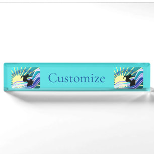 Summer Surfing Fun Thunder_Cove Nameplate