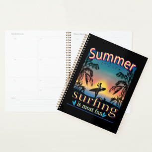 Summer - Surfing Is Most Fun Planner