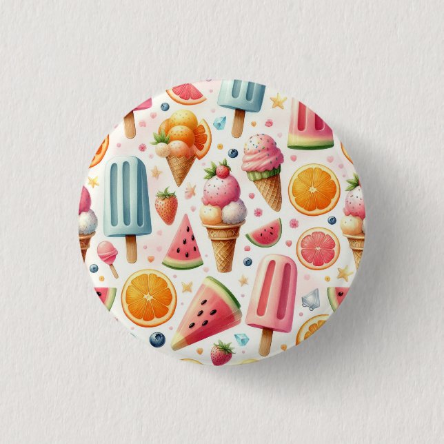 Summer Sweet escape 3 Cm Round Badge (Front)
