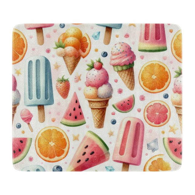 Summer Sweet escape Cutting Board (Front)