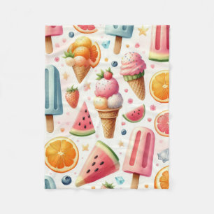 Summer Sweet escape Fleece Blanket